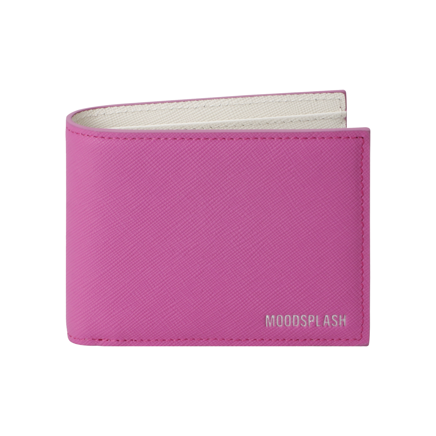 Magenta Cream Bifold (RFID-Blocking)